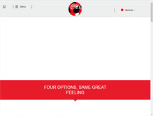 Tablet Screenshot of coke.co.za